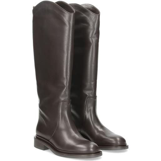 Il Laccio stivale julya pelle testa di moro