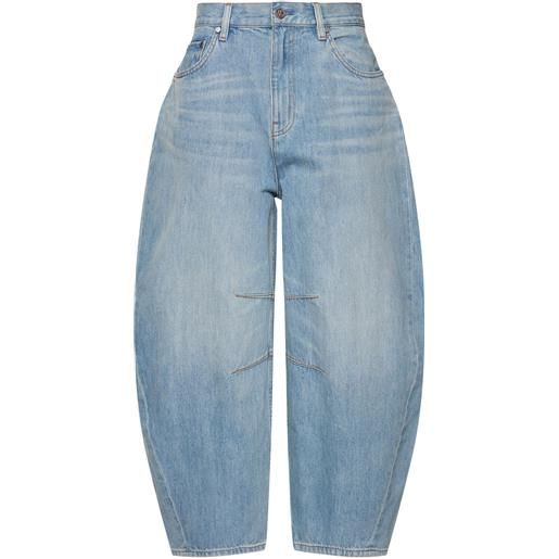 HELMUT LANG jeans vita alta in cotone