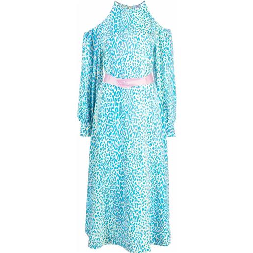 Stella McCartney abito con stampa - blu