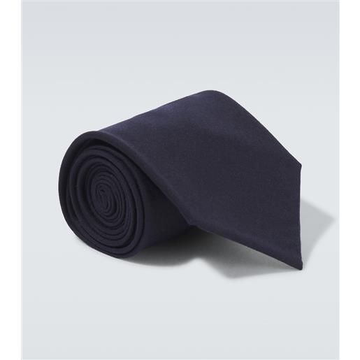 Thom Sweeney cravatta in lana e cashmere