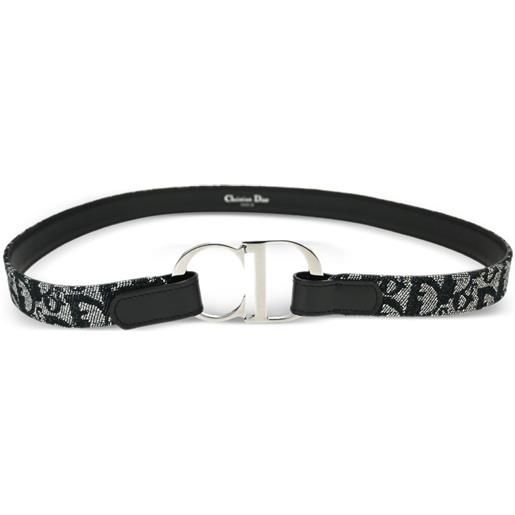 Christian Dior Pre-Owned - cintura trotter 2012 - donna - tela/pelle - taglia unica - nero