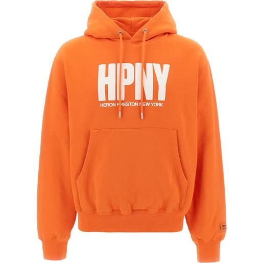 Heron Preston felpa con cappuccio - arancione