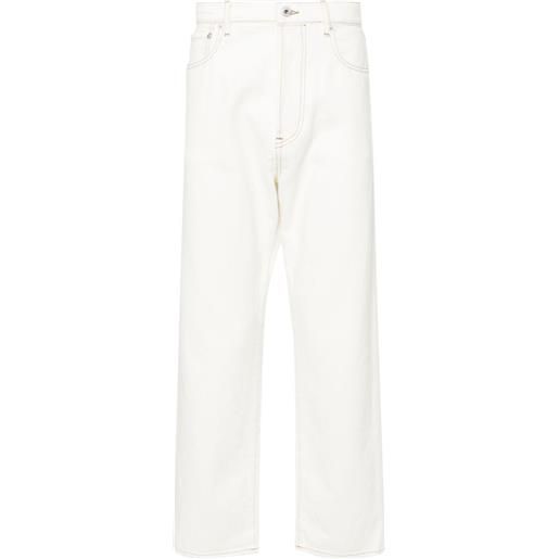 Kenzo jeans asagao dritti crop - toni neutri