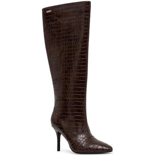 LIU JO stivali in pelle - marrone