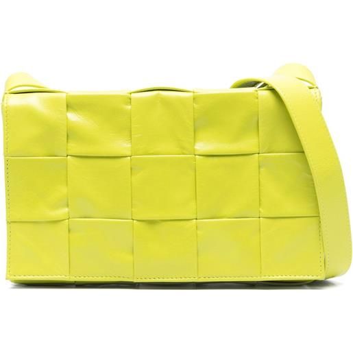 Bottega Veneta Pre-Owned - borsa messenger cassette - uomo - pelle di vitello - taglia unica - verde