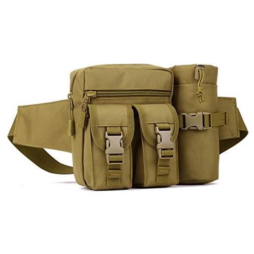 YFNT esterno camping sport impermeabile marsupio con kettle tasca marsupio unisex con