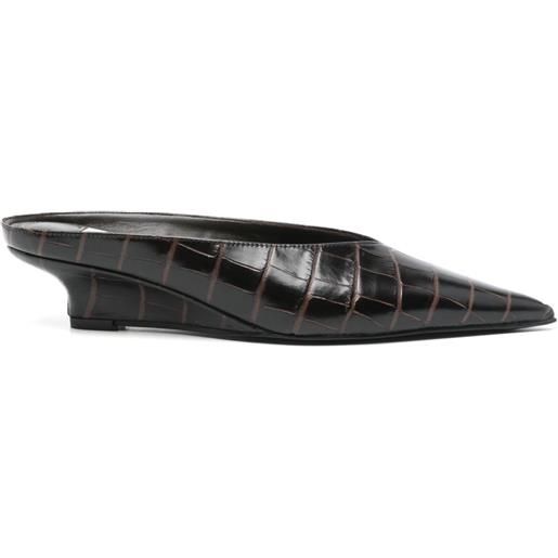 TOTEME mules sharp 35mm - marrone