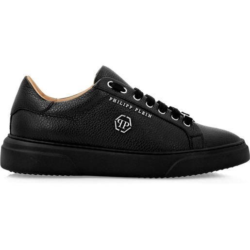 Philipp Plein sneakers con logo esagonale - nero