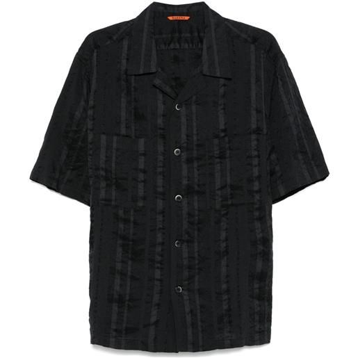Barena camicia a righe - nero