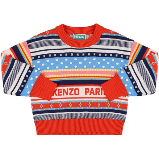 KENZO KIDS maglia in misto cotone