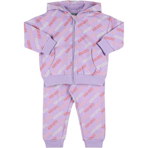 KENZO KIDS felpa e pantaloni in cotone