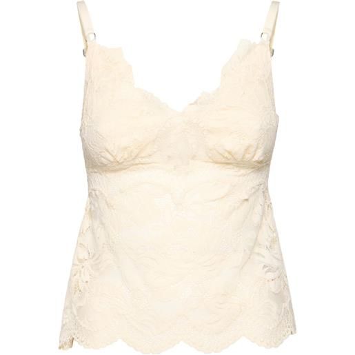 RABANNE top in pizzo