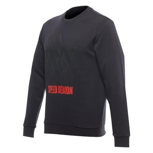 DAINESE - tarmac sweater, felpa a girocollo leggera, in cotone, uomo, nine-iron, xs