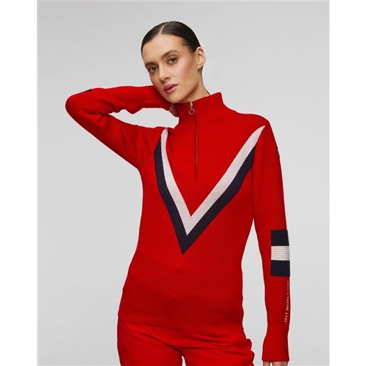 We Norwegians dolcevita rosso con cerniera da donna We Norwegians hafjell