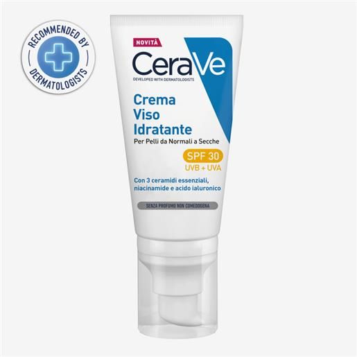 CERAVE (L'Oreal Italia SpA) cera. Ve crema viso idratante spf30 24 ore con acido ialuronico 52 ml