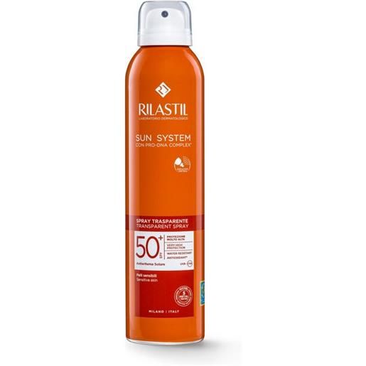 IST.GANASSINI SpA rilastil sun system spray solare trasparente spf 50+ protezione corpo 200 ml