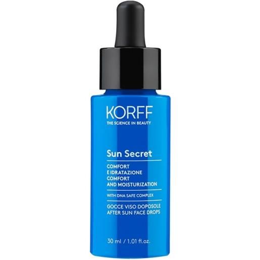 KORFF Srl sun secret gocce doposole idratanti e riparatrici