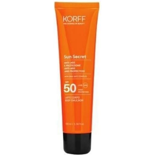 KORFF Srl korff sun secret fluido viso colorato spf50+ 50ml 02