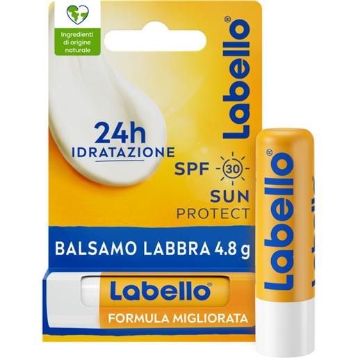 BEIERSDORF SpA labello sun protect spf50 4.8 g, burrocacao labbra idratante e protettivo con filtri uva/uvb