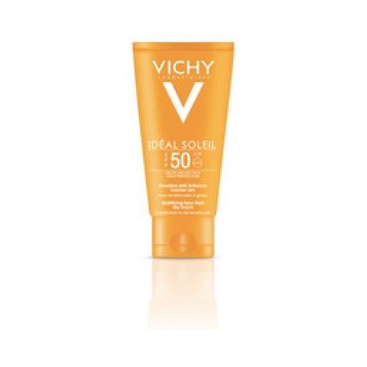 VICHY (L'Oreal Italia SpA) vichy idéal soleil crema solare effetto asciutto spf50+ - protezione viso anti-lucidità - 50 ml