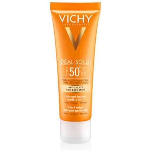 VICHY (L'Oreal Italia SpA) vichy idéal soleil trattamento antimacchie colorato 3in1 spf 50+ - protezione viso - 50 ml