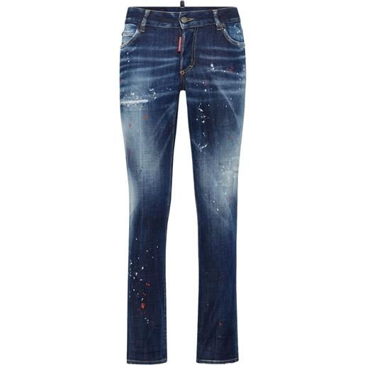 DSQUARED2 jeans dritti - blu