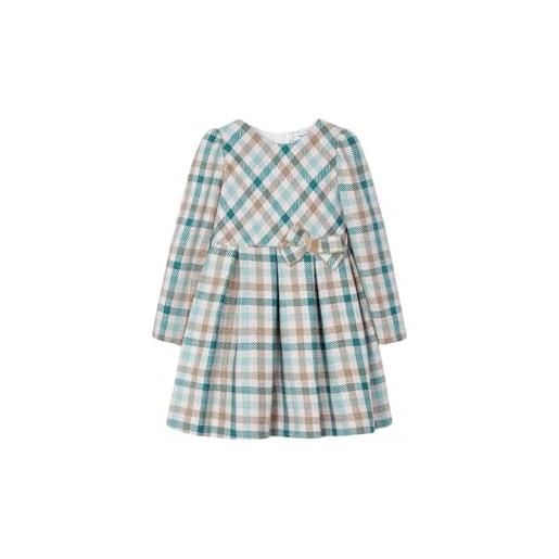 Mayoral vestito quadri per bambine e ragazze giada 9 anni (134cm)