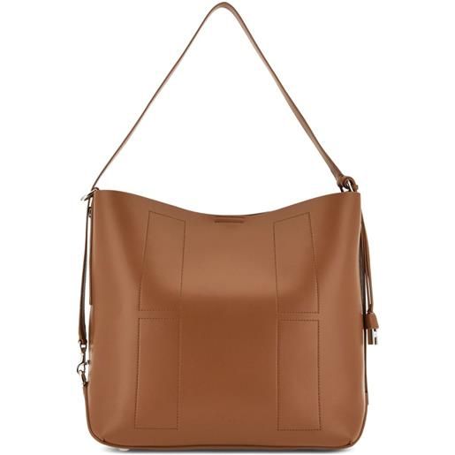 Hogan borsa a spalla hocket media - marrone