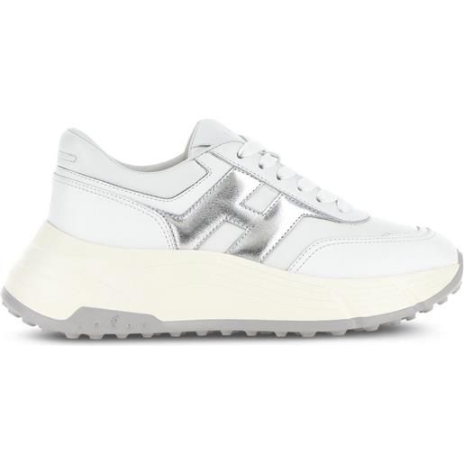 Hogan sneakers con logo - bianco