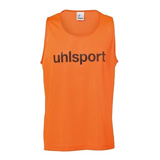 uhlsport contrassegno camicia maglietta, unisex, markierungshemd, arancione fluo, m/l