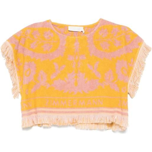ZIMMERMANN t-shirt zim wylie - giallo