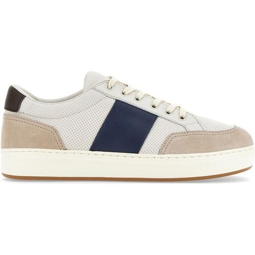 Hogan sneakers con logo - toni neutri