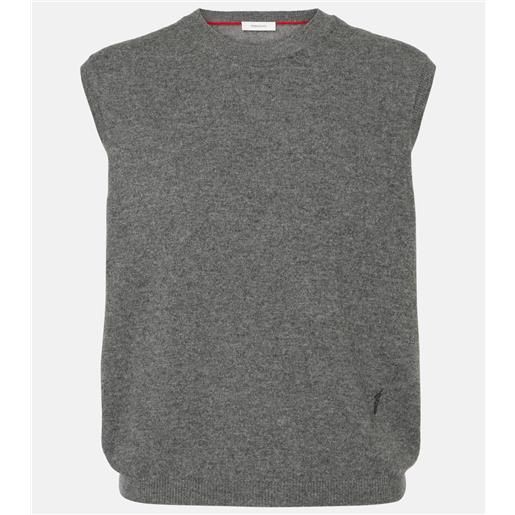Ferragamo gilet in misto cashmere