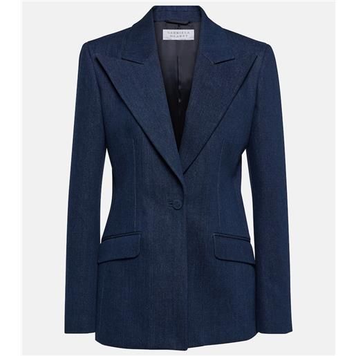 Gabriela Hearst blazer monopetto di jeans leiva
