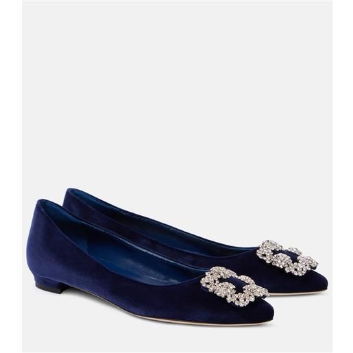 Manolo Blahnik ballerine hangisi in velluto