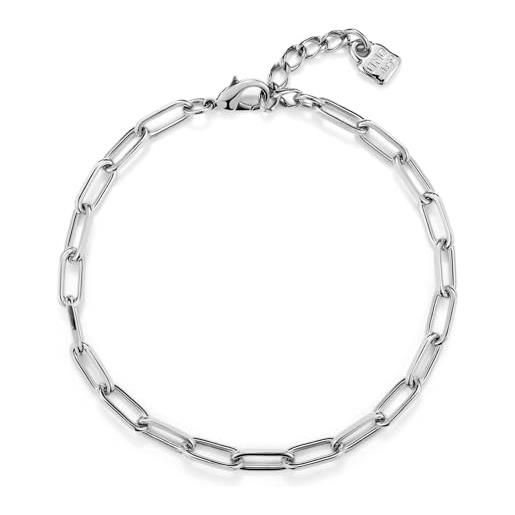 Uno de 50 unode50 catenina placcata argento sterling con maglie