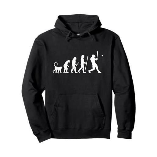 Divertenti magliette da baseball - felpa con cappuccio evoluzione del baseball - unisex adulto - nero - s - baseball