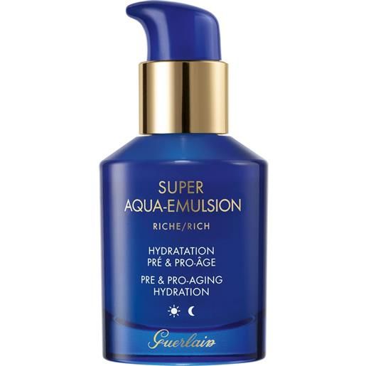 Guerlain super aqua emulsion riche hydratation pré & pro-âge 50 ml