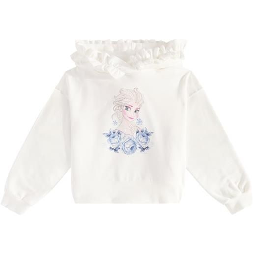 Monnalisa felpa in misto cotone con cappuccio