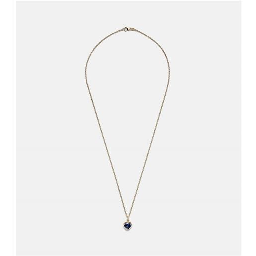 Anita Ko collana in oro 18kt con zaffiro e diamanti