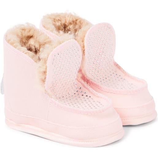 Monnalisa stivaletti con cristalli