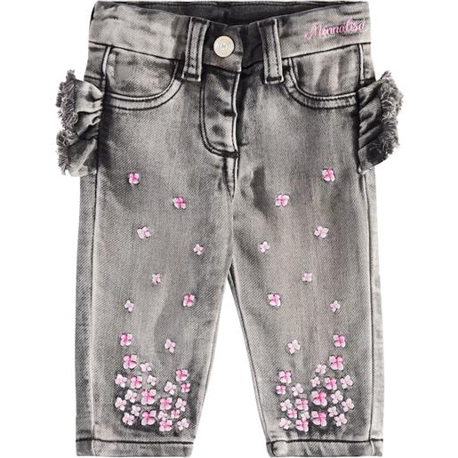 Monnalisa baby - jeans con ricamo