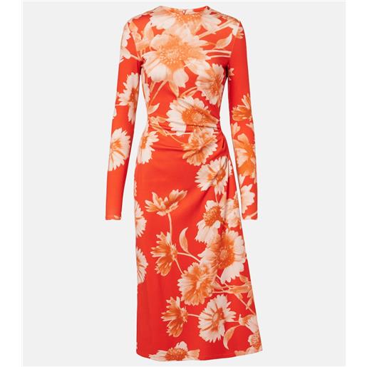 Erdem abito midi in jersey