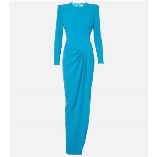 Alex Perry abito lungo asimmetrico in crãªpe