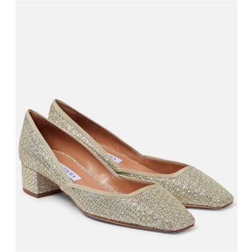 Aquazzura pumps maia 35 in tweed