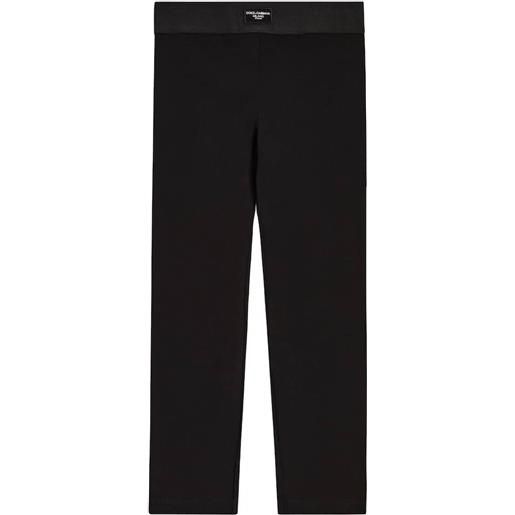 Dolce&Gabbana Kids leggings in jersey di cotone