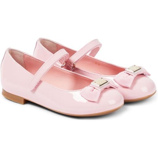 Dolce&Gabbana Kids ballerine in vernice