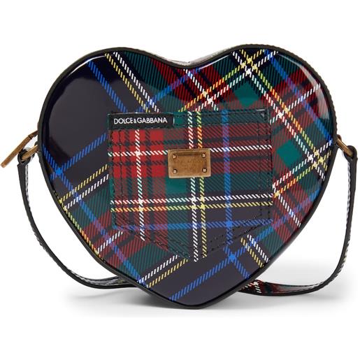 Dolce&Gabbana Kids borsa dg girlie heart in pelle