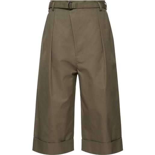 YOHJI YAMAMOTO pantaloni mackin in tela di cotone
