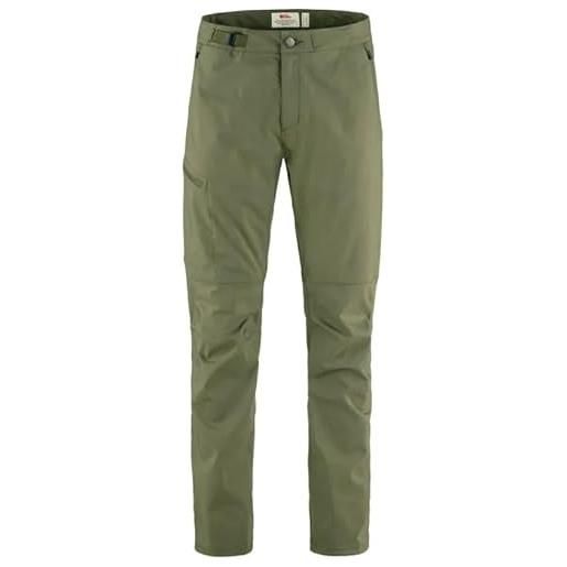 Fjällräven fjallraven 86868-625 abisko hike trousers m pantaloni sportivi uomo laurel green taglia 52/r